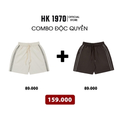 Quần Short Thể Thao Nam Nữ Unisex 150GSM Chất Gió, Co Giãn Nhẹ Mềm Mịn Form Regular Trên Gối Q216