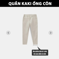 Quần Kaki Nam Co Dãn Mềm Không Xù Dáng Baggy Ống Suông, Phong Cách Hàn Quốc Trẻ Trung Q209