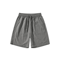 Quần Short Gió Nhăn Nam Nữ Unisex 150GSM Chất Vải Gió Nhăn Cao Cấp Mềm Mịn Form Ống Rộng Oversize Dài Ngang Gối Q210