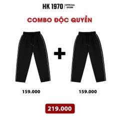 Quần Gió Thể Thao Mềm Mịn Co Giãn Nhẹ Dáng Baggy Quần Ống Suông Nam Nữ Unisex Cho Mùa Hè Q222 Màu Đen Kaki Nâu Be