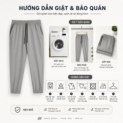 Quần Jogger Nam Vải Gió Thể Thao Mềm Mịn, Co Giãn Nhẹ  Ống Jogger Bo Gấu Phong Cách Thể Thao Thoải Mái, Năng Động Q241