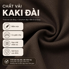 Quần Short Kaki Nam [Form Trên Gối] Vải Kaki Đài Co Giãn Nhẹ Không Nhăn Xù Bai Nhão Mặc Mùa Hè Thoải Mái Q245