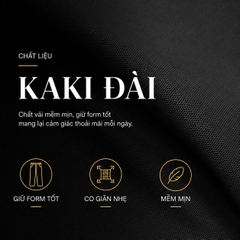 Quần Dài Kaki Nam Quần Ống Rông Cạp Chun Sau Vải Kaki Đài Mềm Mịn Co Giãn Nhẹ Form Rộng Thiết Kế Mới Phong Cách Đường Phố Q250
