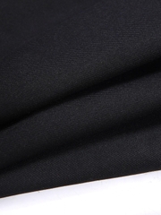 Quần Kaki ống suông cạp chun dáng Baggy Unisex chất liệu Kaki mềm thoáng mát phong cách đơn giản Q188 Menswear Nam Pants Có Túi Đen