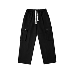 Quần Túi Hộp Dáng Suông, Quần Túi Hộp Vải KaKi Nam Nữ Phong Cách Đường Phố Đơn Giản Basic Q219 Menswear Pants Kaki