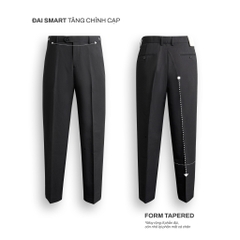 Quần Âu Cạp Điều Chỉnh Độ Rộng Vòng Eo Form Dáng Baggy, Quần Tây Nam Phong Cách Hàn Quốc Co Giãn Q141 Menswear Pants