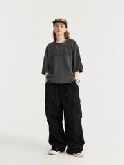 Quần Ống Rộng Túi Hộp 2 Túi Nam Nữ Có Dây Rút Unisex, Quần Túi Hộp Vải Gió Phong Cách Hiphop Đường Phố Q331 Menswear Pants