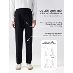 Quần âu nam, quần tây nam phong cách hàn quốc form slimfit đẹp cùng chất vải tuyết mưa ống côn Q181 Menswear Pants
