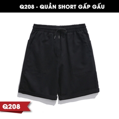 Quần Short KaKi Nam Nữ Unisex Chất Vải KaKi 2 Da Form Ống Rộng Oversize Dài Qua Gối Q207 quan thethao