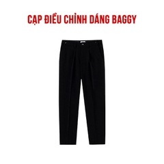 Quần Âu Cạp Điều Chỉnh Độ Rộng Vòng Eo Form Dáng Baggy, Quần Tây Nam Phong Cách Hàn Quốc Co Giãn Q141 Menswear Pants
