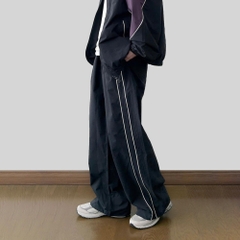 Quần Thể Thao Nam Nữ Có Dây Rút Chất, Dáng Rộng Trẻ Trung Dễ Phối Đồ Thời Trang - Q184 Menswear Pants quần _ gió nam
