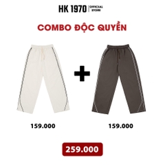 Quần Ống Suông Dáng Rộng Nam Nữ Chất Gió Thể Thao Co Giãn Nhẹ Mềm Mịn Thoáng Mát, Dáng Rộng Trẻ Trung Dễ Phối Đồ Thời Trang Q218