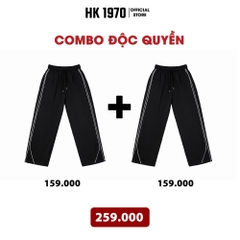 Quần Ống Suông Dáng Rộng Nam Nữ Chất Gió Thể Thao Co Giãn Nhẹ Mềm Mịn Thoáng Mát, Dáng Rộng Trẻ Trung Dễ Phối Đồ Thời Trang Q218