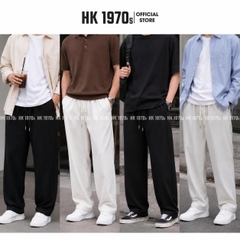Quần Kaki Nam Dáng Ống Đứng Cạp Chun Vải Kaki Mềm Mịn 290gsm Co Giãn Nhẹ Ống Suông Form Regular Phong Cách Trẻ Trung Năng Động Q252