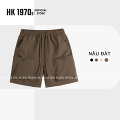 Quần Short Kaki [Form Ngang Gối] Vải Kaki Gió Cao Cấp Co Giãn Nhẹ 280GSM Không Nhăn Xù Bai Nhão, Vải Cao Cấp Ngoài Đanh Trong Mềm Phong Cách Năng Động Thoải Mái Q234