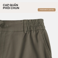 Quần Kaki Nam Co Dãn Mềm Không Xù Dáng Baggy Ống Suông, Phong Cách Hàn Quốc Trẻ Trung Q209