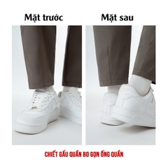 Quần Gió Thể Thao Nam Mềm Mịn Co Giãn Nhẹ Cho Mùa Hè Thoáng Mát Dáng Ống Côn Có Chiết Ly Gấu Quần gió thể thao Q224