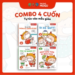 TỰ TIN VÀO MẪU GIÁO - Combo Ehon cho bé 1-2-3 tuổi