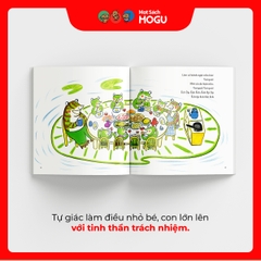 Anh em Ếch con Cùng giúp mẹ việc nhà