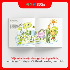 Anh em Ếch con Cùng giúp mẹ việc nhà