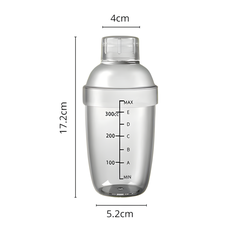 Bình Lắc Shaker Nhựa Cao Cấp – Bình Lắc Cocktail, Trà Sữa Có Vạch Chia Chính Xác (300ml - 1000ml)
