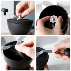 Máy Xay Cà Phê Tay Cao Cấp – Tặng Kèm Bình Thủy Tinh Borosilicate