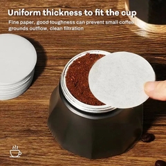 100 Phin Giấy Lọc Cà Phê Moka – Dùng Cho Máy & Pha Phin