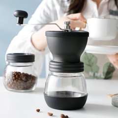 Máy Xay Cà Phê Tay Cao Cấp – Tặng Kèm Bình Thủy Tinh Borosilicate