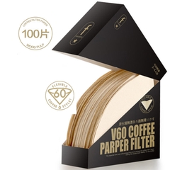 Giấy lọc cà phê V60 (100 Miếng) – Chiết xuất trọn vẹn hương vị nguyên bản