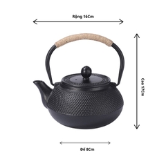 Ấm Pha Trà Gang Chịu Nhiệt – Giữ Trọn Hương Vị Trà Thủ Công
