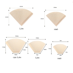 Giấy lọc cà phê V60 (100 Miếng) – Chiết xuất trọn vẹn hương vị nguyên bản