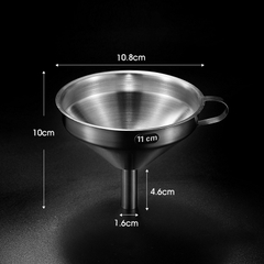 Phễu Inox 304 Nhà Bếp Loại Lớn – Lọc Dầu, Chất Lỏng, Rượu | An Toàn – Bền Bỉ – Đa Năng