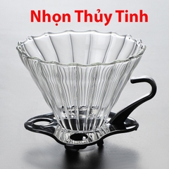 Phễu Lọc Cà Phê V60 Chịu Nhiệt – Đa Dạng Kích Cỡ, Phù Hợp Mọi Gu Pha Chế