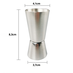 Ly đong định lượng 2 đầu làm bằng thép không gỉ 304