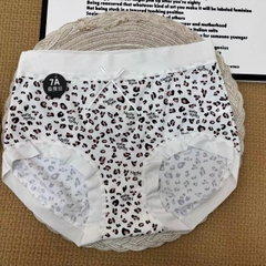 (45-65kg) Set 5 Quần Lót Nữ Cotton lạnh, chất vải mềm mại co giãn tốt, họa tiết da báo Women [737] Voi
