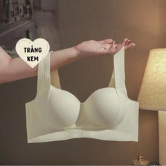 [SC2] Áo Lót su đúc không gọng bản lưng che ngấn mỡ tốt, Áo ngực su đúc
