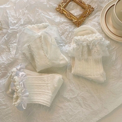 [A85] Tất Chân Nữ Dễ Thương, Vớ Lolita Hàng Quảng Châu Chất Cotton Thoáng Khí