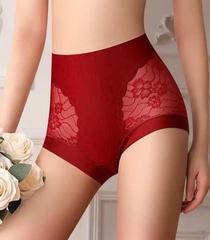 Set 5-10 Quần Lót Lưng Cao Su Lạnh Phối Ren Cap Cấp, Quần Chip Nữ Cạp Cao Hàng QC Chuẩn Đũng Kháng Khuẩn VIP_A93