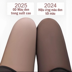 [HÀNG MỚI VỀ] Quần Tất Nữ 2025 Thiết kế hiệu ứng màu đen trong suốt cao LOT CHIC, có phân loại 100g lót nỉ và 200g lót lông, Quần tất giữ nhiệt chất dai bền chống xước rách