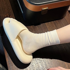 [A83] Tất trơn cổ cao chất liệu cotton mềm mại hàng Quảng Châu