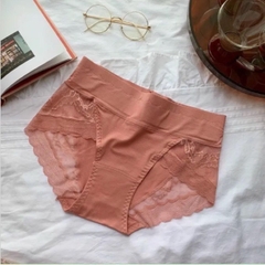 Quần Lót cạp cao phối ren chất cotton lụa Q10 Chất Đẹp Thun Nữ Women
