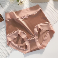 [ST5] Sét 5 Quần Lót Nữ Su Lụa Satin Cạp Cao Chất Siêu Mềm Mát Women