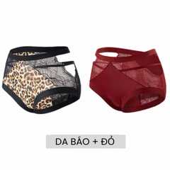 [LOT CHIC 58] Combo 2-4 Quần Lót Nữ Phong Cách Pháp Gợi Cảm Phối Ren Cao Cấp, Thiết Kế Hở Eo Cut Out Quyến Rũ, Chất Liệu Lụa Satin Phối Ren Mềm Mại