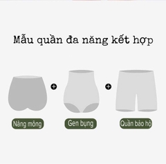 Quần Định Hình 5D hỗ trợ nâng mông, phẳng bụng dành cho nữ diện bo.dy không lộ viền Women - Xmas quần gen ÁO