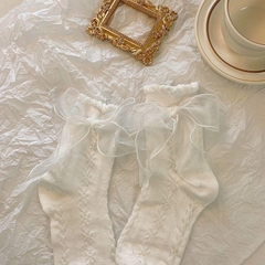 [A85] Tất Chân Nữ Dễ Thương, Vớ Lolita Hàng Quảng Châu Chất Cotton Thoáng Khí