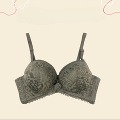 [912] Áo Lót Ren Ko Gọng Đệm Dày 5.5cm Nâng V1 Bra Đen Kem