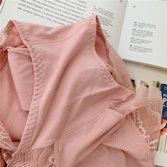 Quần Lót cạp cao phối ren chất cotton lụa Q10 Chất Đẹp Thun Nữ Women