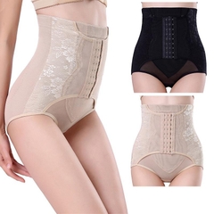 Quần lót gen khuy cài cạp cao che mỡ bụng GMC