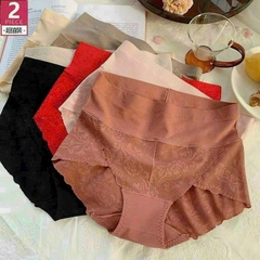 Quần lót nữ cạp cao phối ren giúp che khuyết điểm V2 cho nữ Women [2023]