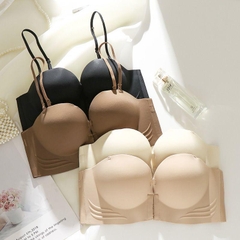 Áo lót không dây cài trước mút đệm 5CM nâng đẩy tạo khe, áo quây nữ nâng V1 bản lưng to che khuyết điểm Bra  [CTT]